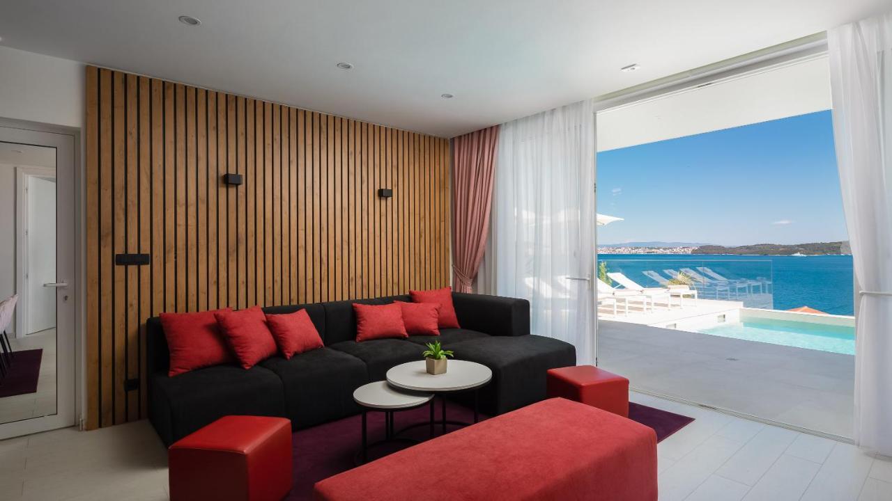 Villa Adria View With Heated Pool I Трогір Екстер'єр фото