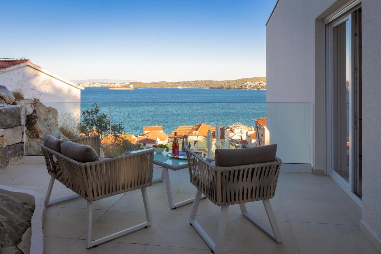 Villa Adria View With Heated Pool I Трогір Екстер'єр фото